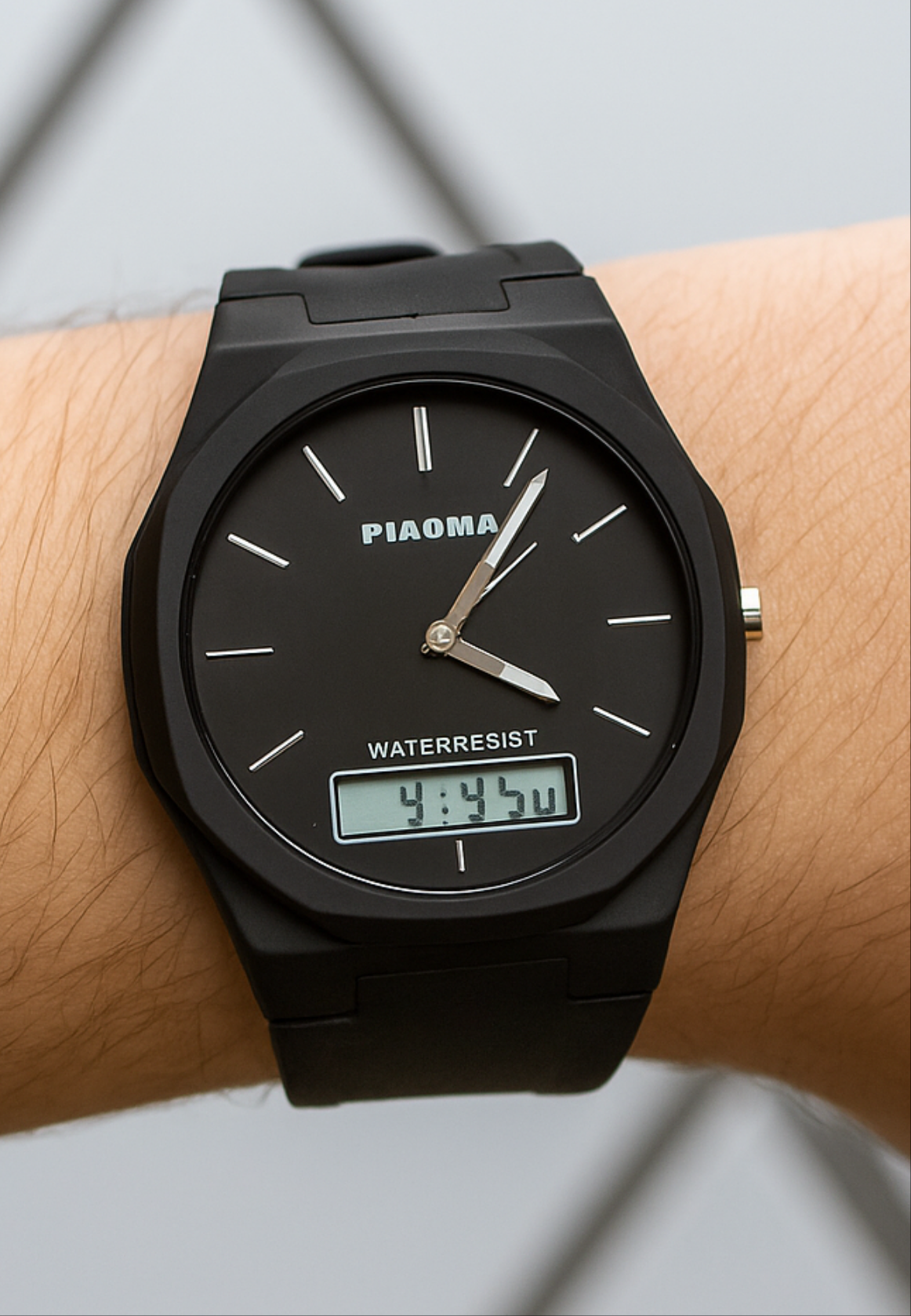 Double Time Pioma Matt Black Wrist watch Double Time Pioma Matt Black Wrist watch